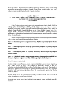 Javni poziv za poticanje rješavanja stambenog pitanja mladih obitelji na području općine Brodski Stupnik u 2025. godini